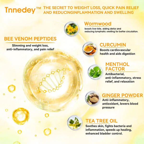 MD Bee Venom Lymphatic Drainage & Slimming Detox Foot Patches 🌿👣