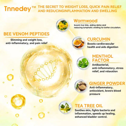 MD Bee Venom Lymphatic Drainage & Slimming Detox Foot Patches 🌿👣